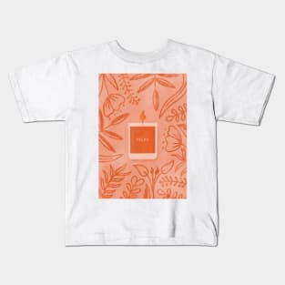 Scented Candle (Orange) Kids T-Shirt